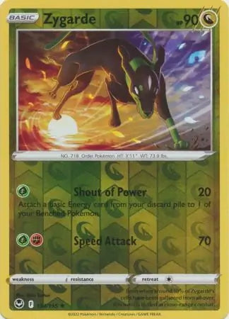 Silver Tempest Zygarde #134/195 reverse holo